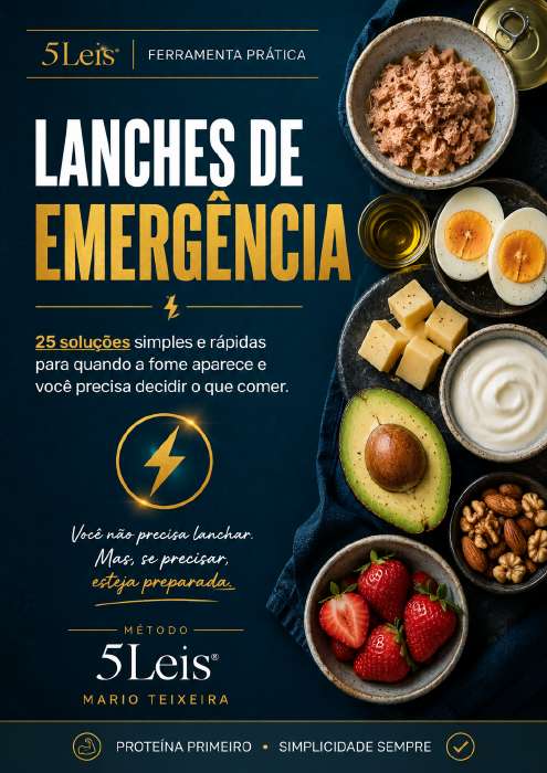 Capa do guia Lanches de Emergência, do Método 5 Leis.